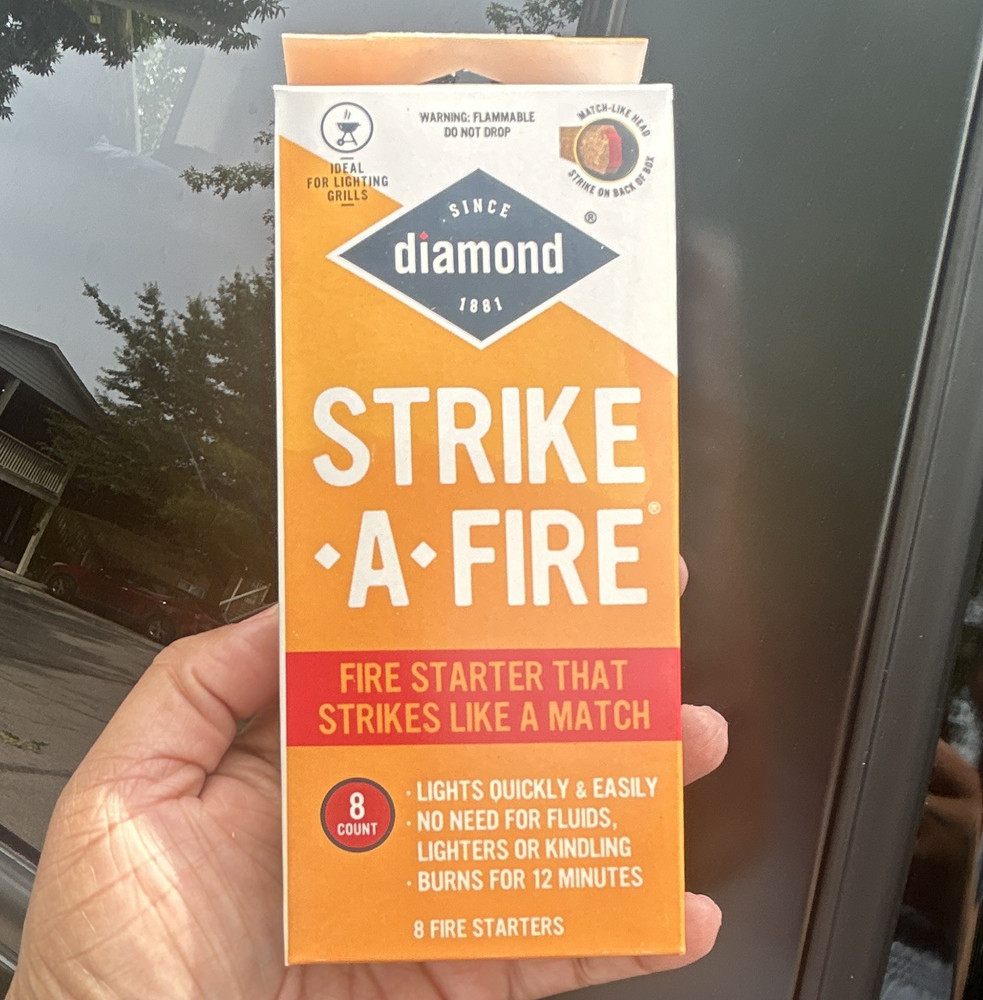 Diamond Strike-A-Fire Fire Starter 8-Pack Lights Quickly for Grill/Fireplace