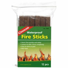 Coghlans 7940 Fire Sticks Non-Toxic & Odorless Starts Fires Quickly 12 PACK