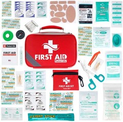 Emergency First Aid Medical Trauma Kit Camping Travel Survival Prep 250 Pieces