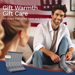 Buttons & Pleats Premium Merino Wool Medium-Large, A1-dark Gray (3 Pairs)