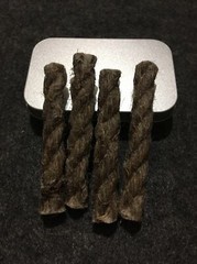 Waxed Jute Twine 3ply Thick Rope fire starter 4 Pieces Per tin