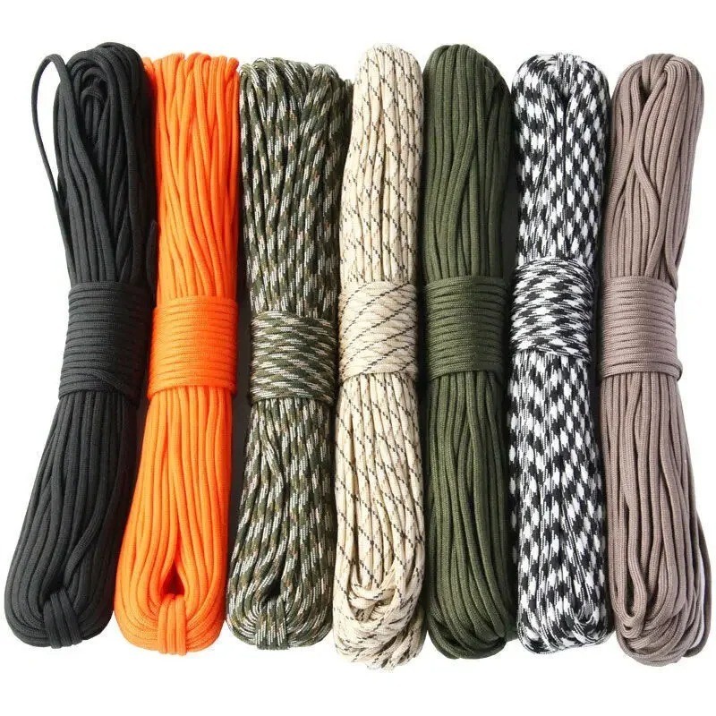 30m 7-Core 550 Paracord Rope Dia.4mm Cord For Outdoor Camping Parachute Survival