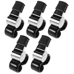 5Pcs Loud Metal Finger Ring Whistles for Sports Referees Outdoor Use