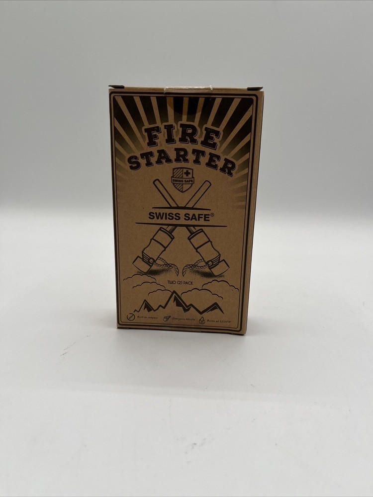 Swiss Safe All Weather Condition 2 Pack Fire Starter