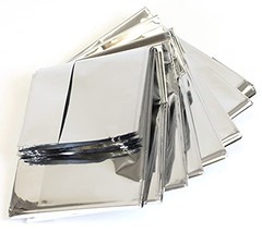 PRIMACARE CB-6841 EMERGENCY FOIL MYLAR THERMAL BLANKET, 82″ LENGTH X 54″ WIDTH