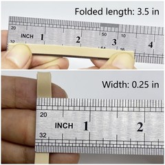 Rubber Bands Size 64 (3 1/2″ x 1/4″), 100 Pcs Tactical Strong Heavy Beige