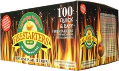 Lightning Nuggets N100SEB Super Economy Box Fire Starter , Tan Brown, 100 Count