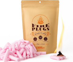 Non-Toxic Waterproof Fire Starters with 5+ Minute Burn for Emergencies, Survival