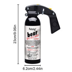 Feloiy Bear Spray w/ Holster, 16 oz Cans, 35 ft Range, NEW