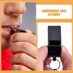 Plastic Multipurpose Loud Whistle Pendant Ideal for Kids Outdoor Survival Safety