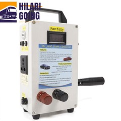 Portable Hand Crank Generator Emergency Power Supply Charger Camping Outdoor USA