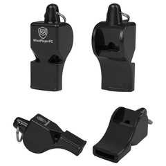 Whistles for Football Coaches 4 Colourful Referee Whistles with Line and…