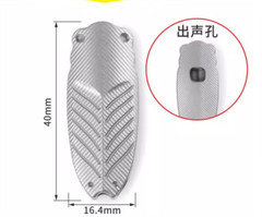 Titanium Safety Whistle Emergency Whistle Necklace Hiking Survival Outdoor EDC