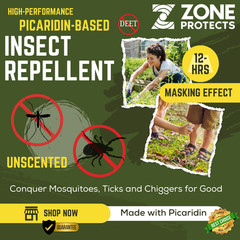 Zone Protects Picaridin Insect Repellent 32oz Refill; Unscented