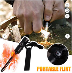 3-Pack CSG Magnesium Fire Starter Kit – Camping Lighter Outdoor