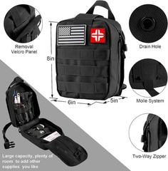 Survival Kit and First Aid Kit 142Pcs Professional Survival Gear and Equipment