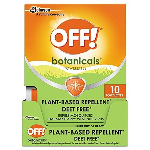 Off! Botanicals Towelettes Insect Repellent – 10/Box