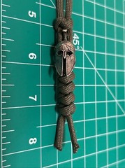 Keychain or knife lanyard Spartan Helmet Bead