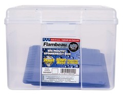 Outdoors 00330 Medium Spinnerbait Box, Fishing Bait and Lure Organizer, Clear