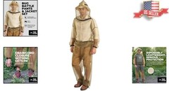 Roomy Mesh Bug Suit for All-Season Outdoor Activities – Large – Free Carry Pouch