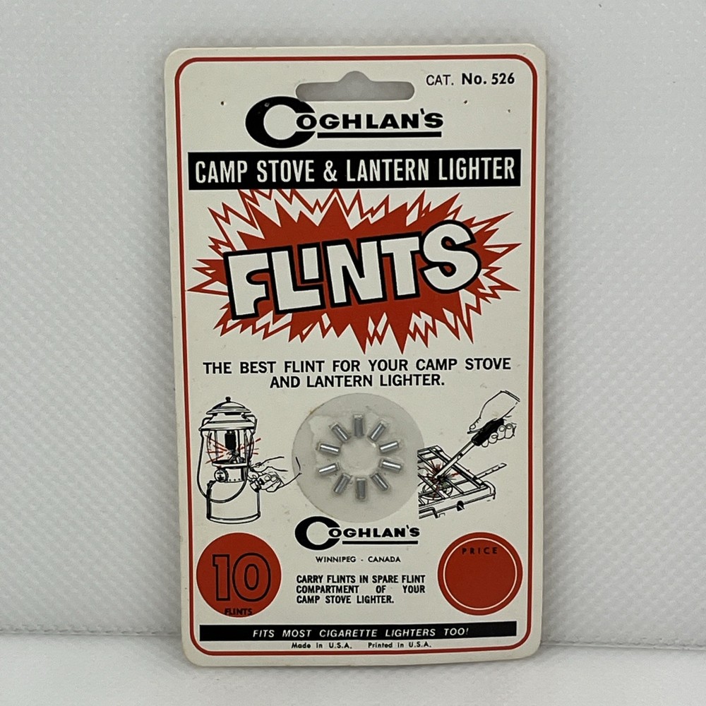 Coghlan’s Replacement Flints (10 Count) Camp Stove Lantern Lighter