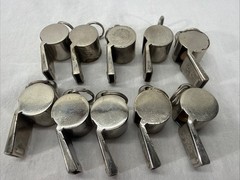 VINTAGE WHISTLE LOT OF 12 THE ACME THUNDERER – Umpire Referee 70s
