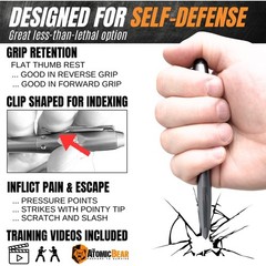 Self Defense Tactical EDC Pen, Car Window Glass 1 Count (Pack of 1),