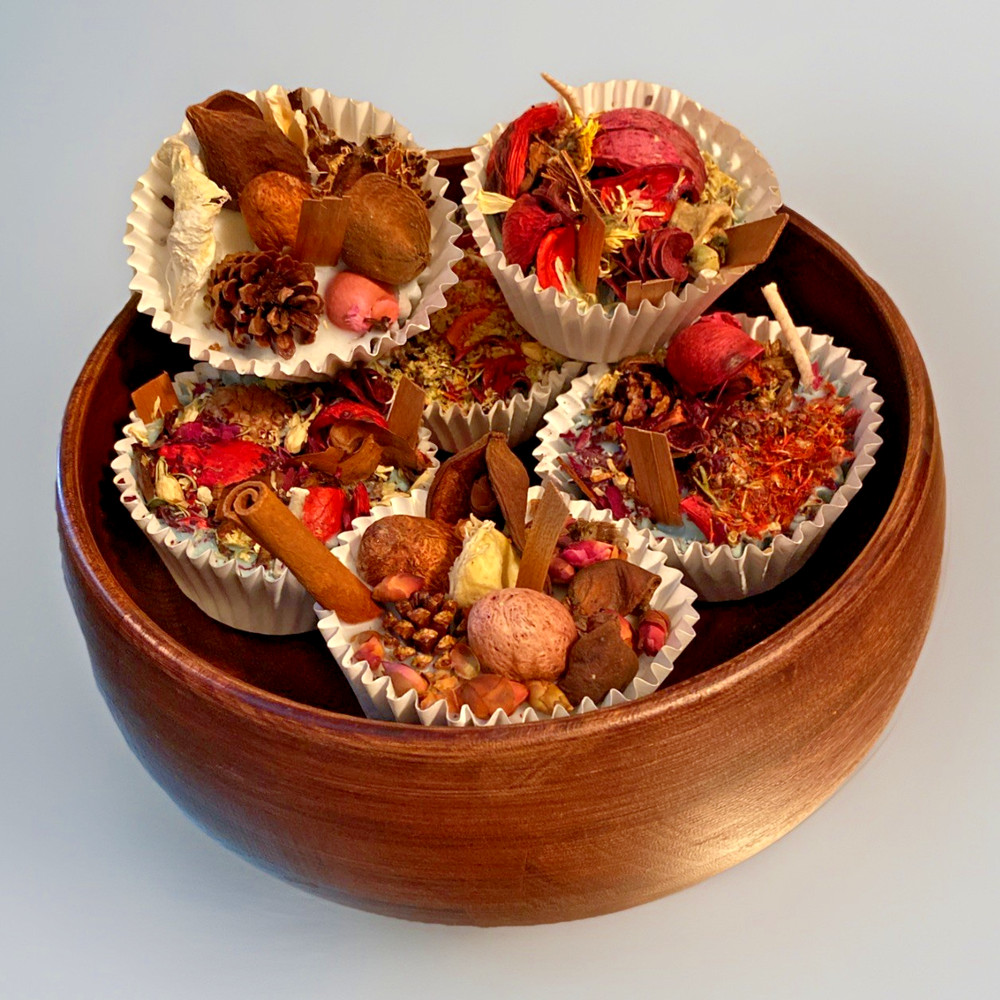 6 Pk New England Firestarters Soy Wax Potpourri Wood Shaving Bostonique Gift Red