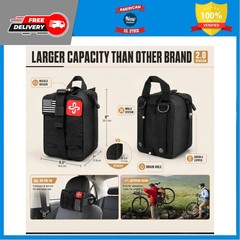 250 Pcs Survival Gear Kit First Aid Emergency Bag for Outdoor Hiking Camping