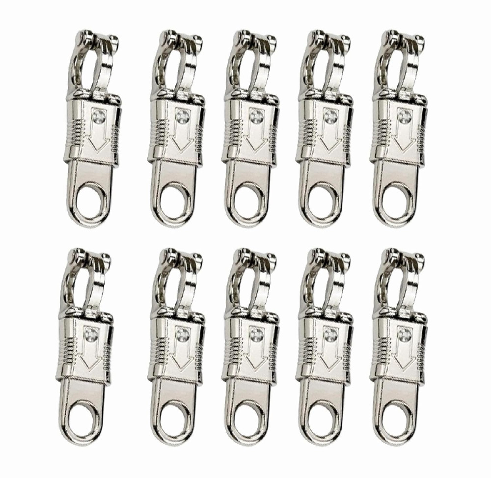 10 Pack Panic Snap, Quick Release Metal Snap for Paracord, Motorcycle Whip, Get
