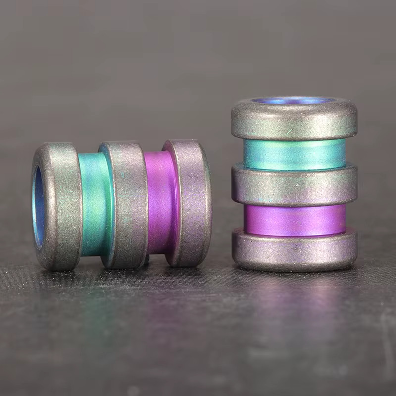 Titanium Alloy EDC Pink Green Silver for Paracord Bead Stick Knife 1 Bead Only