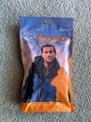 Gerber Bear Grylls Survival Poncho Orange Polyethylene w/ Pocket Guide