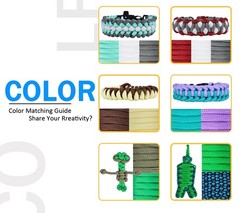 MONOBIN 36 Colors 10ft Paracord 550 Combo kit, Paracord Bracelets Making kit …