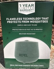 Repel Realm Mosquito Repellent Device + 40hr Refill Outdoor Starter Kit