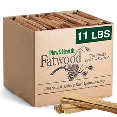 11 LBS Fatwood Fire Starter Sticks Organic Kindling, Easy Ignition Fat Wood, …