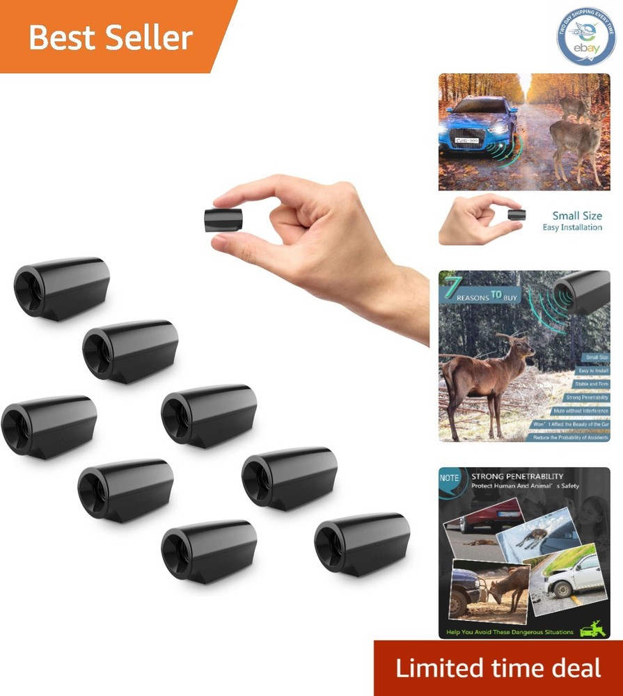 High-Quality 8 Pack Deer Whistles for Cars | Protect Against Wildlife Accidents