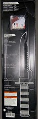 MAN VS ELEMENTS Survival Kit – 5 In 1 Set 8″ Fixed Blade Knife With Sheath New