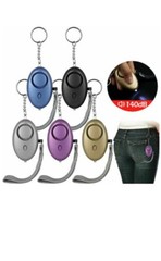 2Pack Safe Sound Personal Alarm Keychain With LED Light, 140DB Emergency