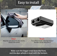 Deer Whistle for Car – Upgraded Deer Whistles for Vehicles Deer Safety Warning D