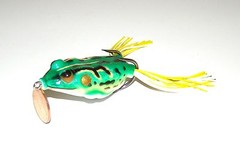 Soft Topwater Dark Green Life-Like Frog Fishing Lure Bait Tackle 4 Big Fish NEW
