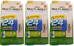 Thermacell Mosquito Repellent Refill 18 Mats, 6 Cartridge Last 24 Hrs