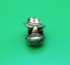 Cupronickel / Brass Rhino Knife Lanyard Bead – Pendant Paracord Keychains EDC