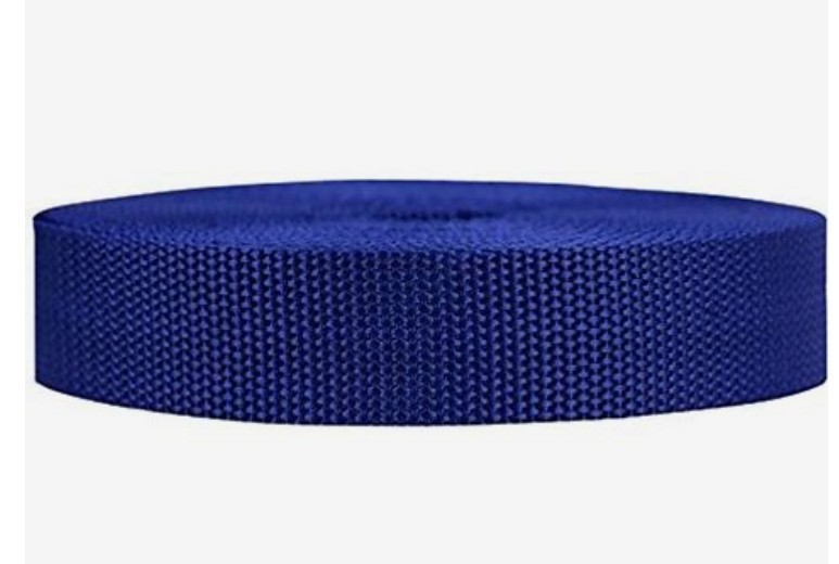 Strapworks 1″ Heavy Duty Nylon Webbing Strap Roll – 50 Yards – Blue Nylon Strap