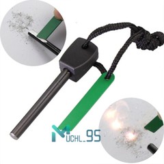 1-10 PCS Large Ferrocerium Rod Flint Fire Starter Camping Survival Lighter Kit