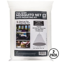 2 Pack ASR Outdoor Mosquito Net w/ Mounting Kit Travel Camping Essentials