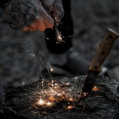 Hive Fire Starter™ | Forest Fundamentals™ | Hexagonal Rod | Ferro Rod Fire Steel