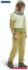 HENNCHEE Mosquito Suits for Adult, Mesh Net Bug Hooded Jacket Pant, Outdoor Full