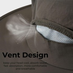Men Women Mosquito Net Hat Bug Head Netting Bucket Sun Fishing Hiking Safari Cap