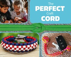 Moss and Black Stripe – 100 FT – 550 Paracord Rope 7 strand Parachute Cord