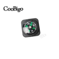 Mini Oil Filled Button Compass Paracord Bracelet Zip Watch Strap Survival Parts